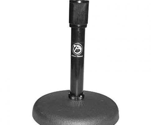 Atlas DS7E Round Base Adjustable Height Desktop Microphone Stand 8-13 inch – Ebony Review