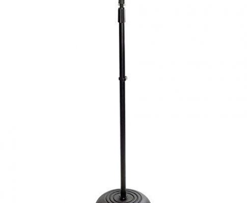 Pyle Compact Base Black Microphone Stand – Mic Holder Adjustable Height from 33.5″ to 60.24” High w/ Telescoping Boom Arm Length at 33.46” – Solid Die Cast Base Ultra-Light for Easy Transport PMKS5 Review