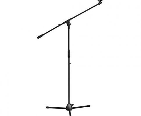 Pyle Foldable Tripod Microphone Stand – Universal Mic Mount and Height Adjustable from 37.5” to 65.0” Inch High w/Extending Telescoping Boom Arm Up to 28.0” – Knob Tension Lock Mechanism PMKS3 Review