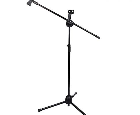 Koolertron Tripod Boom Microphone Stand Dual Mic Clip / Collapsible Adjustable Mic Stand Review