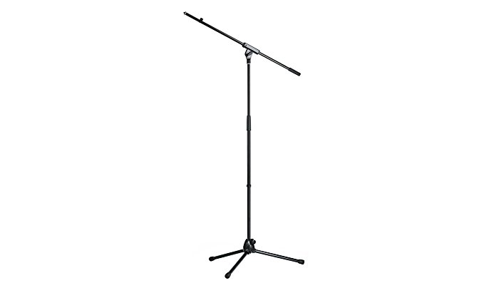 K & M Mic stand with boom arm