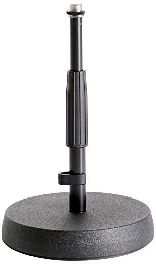 K&M 23325 Table/Floor Microphone Stand - Black