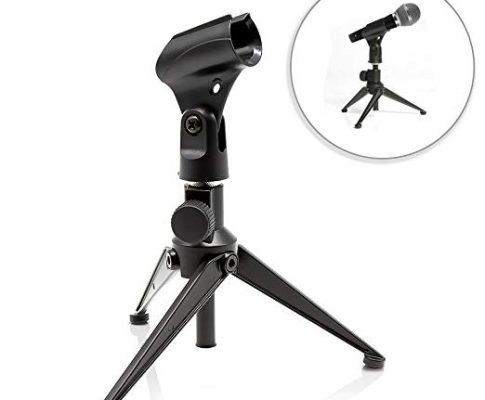 Pyle Desktop Tripod Microphone Stand – Adjustable Height 4.7” to 8.7” Inch High with Heavy Duty Clutch Support Weight 5 Lbs. – Ideal for Recording Podcast or Desktop Application PMKSDT25 Review