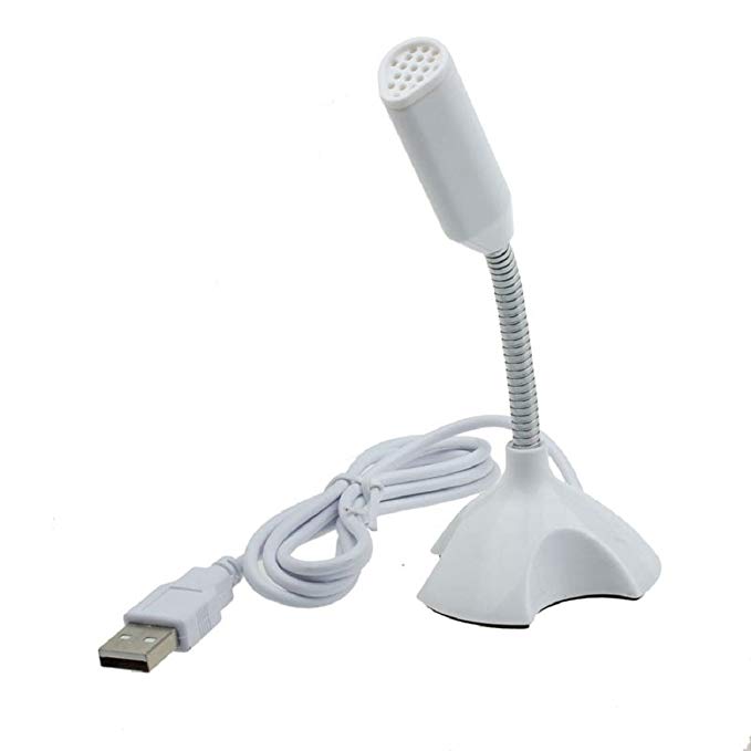 Doinshop USB Desktop Mikrofon Wired Studio Speech Microphone for Laptop Pc Mac